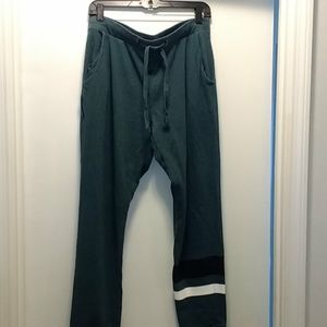 Teal Striped Joggers